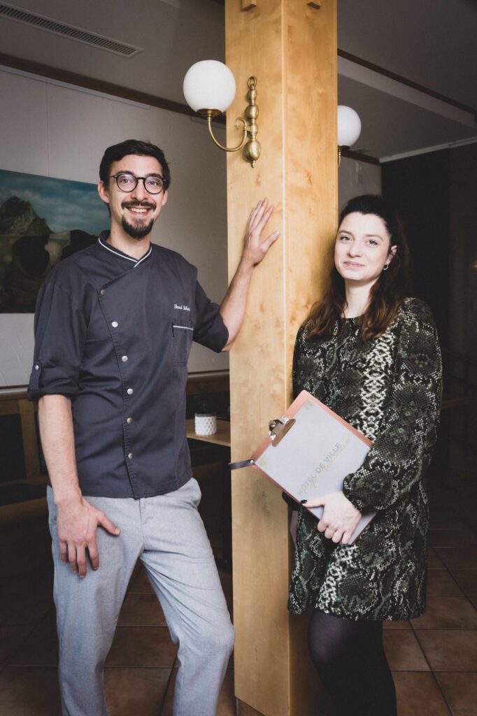 Hôtel de Ville Rue - le Chef Sébastien Suard et Alice